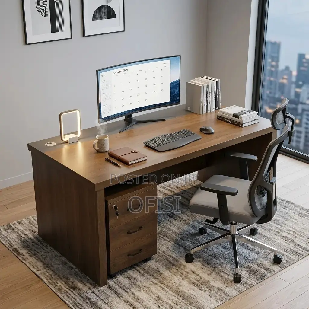 Office Desk; Modern 1.6m Executive Office Desk