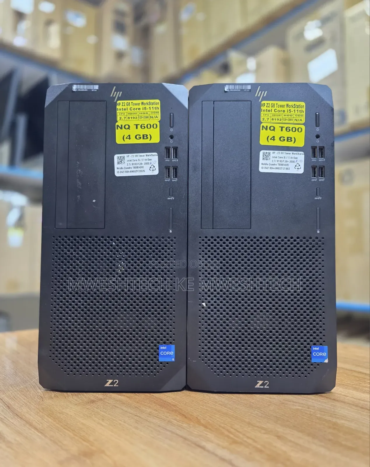Desktop Computer HP Z2 16GB Intel Core i5 HDD+SSD 2T