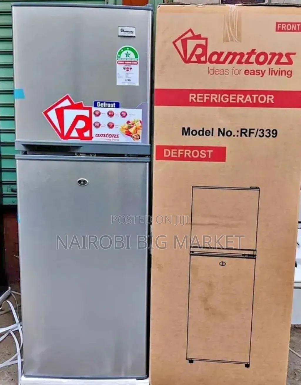 Ramtons 138 L Fridge With Internal Light for Visibility
