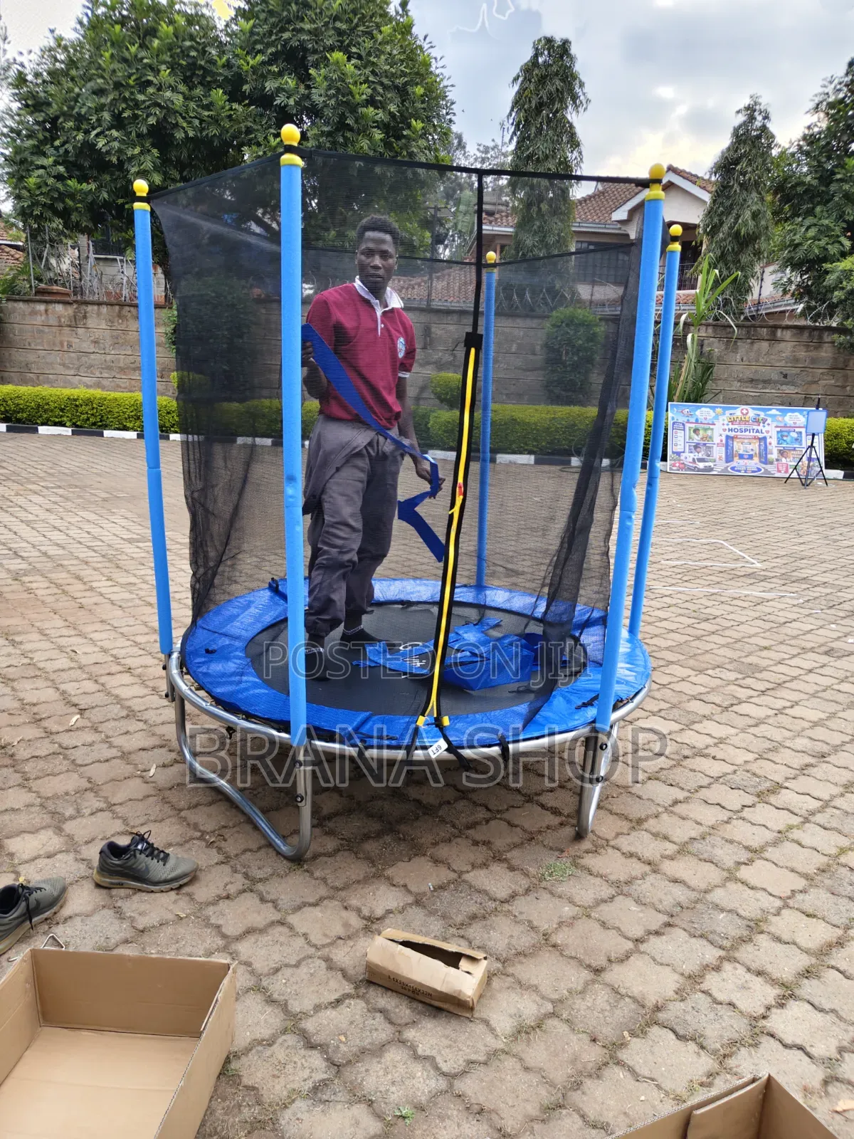 Compact 6FT Trampoline Design Ideal for Smaller Outdoor Spaces