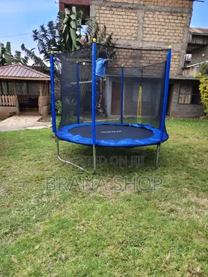 8FT Trampoline ,Safety Net – Large Outdoor Jumping for Kids Family