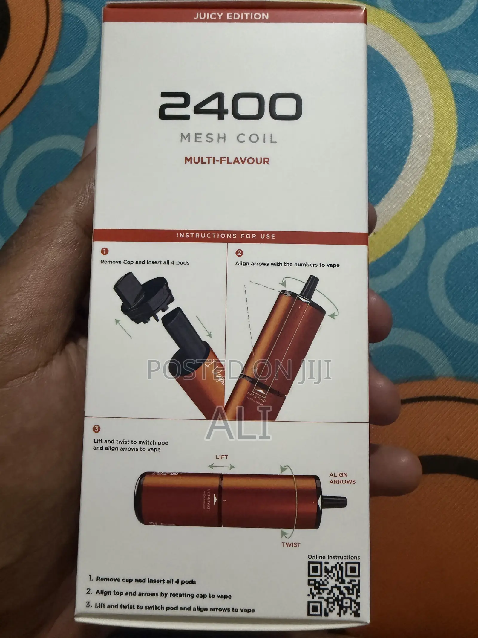 IVG 2400 4 Different Flavors