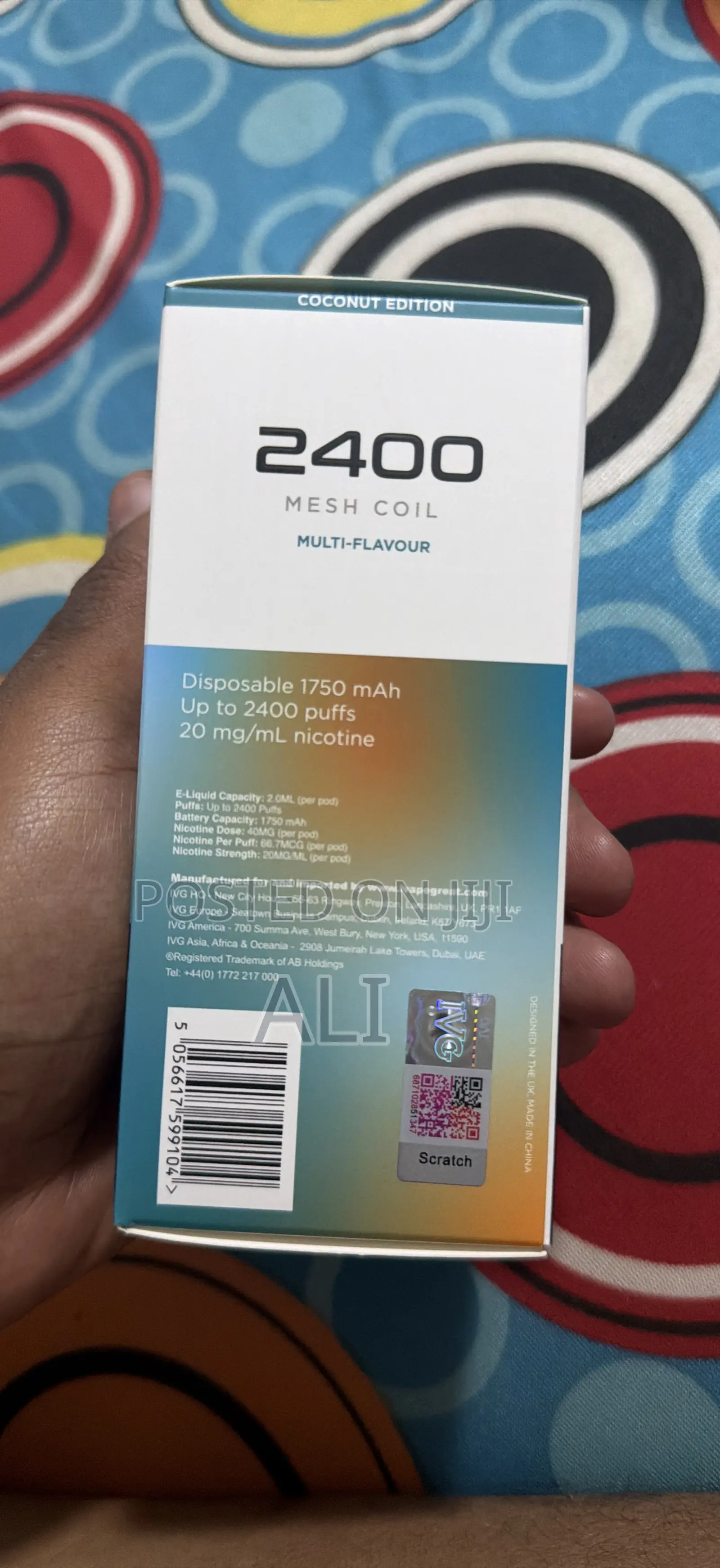 IVG 2400 4 Different Flavors
