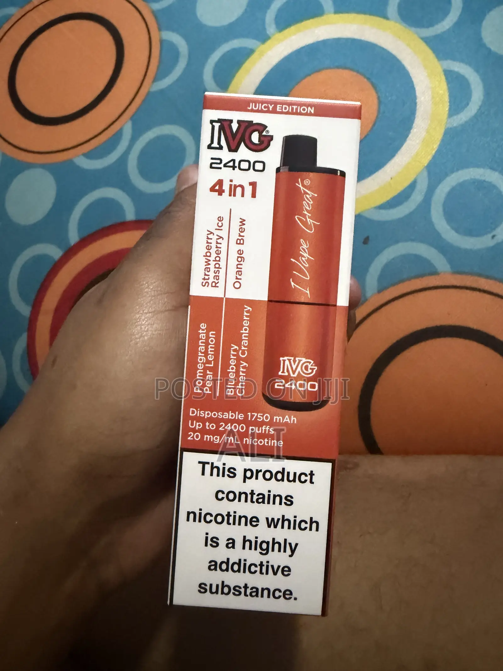 IVG 2400 4 Different Flavors