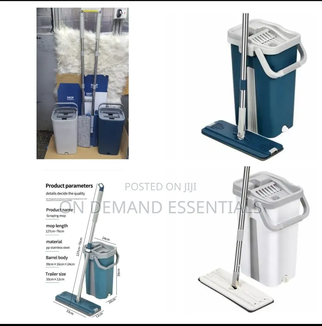 Big Bucket Flat Vertex Self Squeeze Mop With Bucket