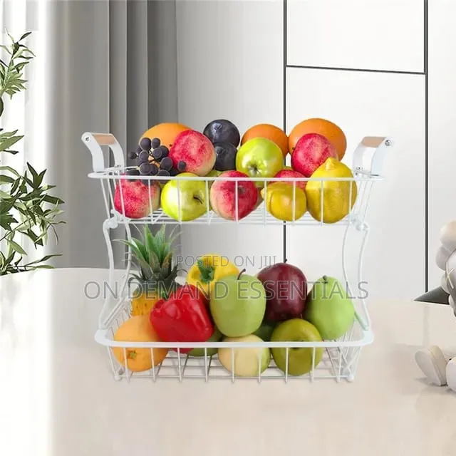 2 Tier Detachable Nordic Metallic Fruit Holder