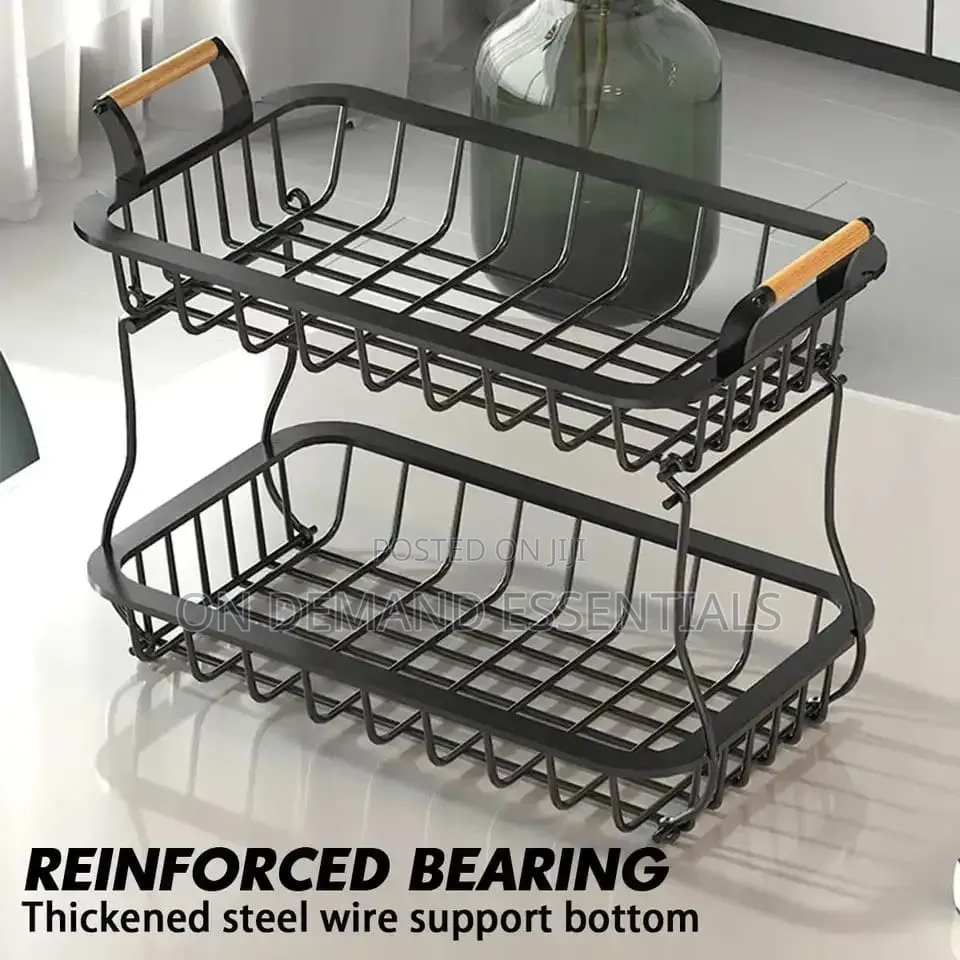 2 Tier Detachable Nordic Metallic Fruit Holder