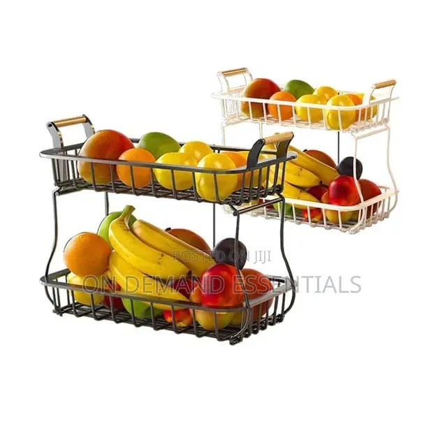 2 Tier Detachable Nordic Metallic Fruit Holder