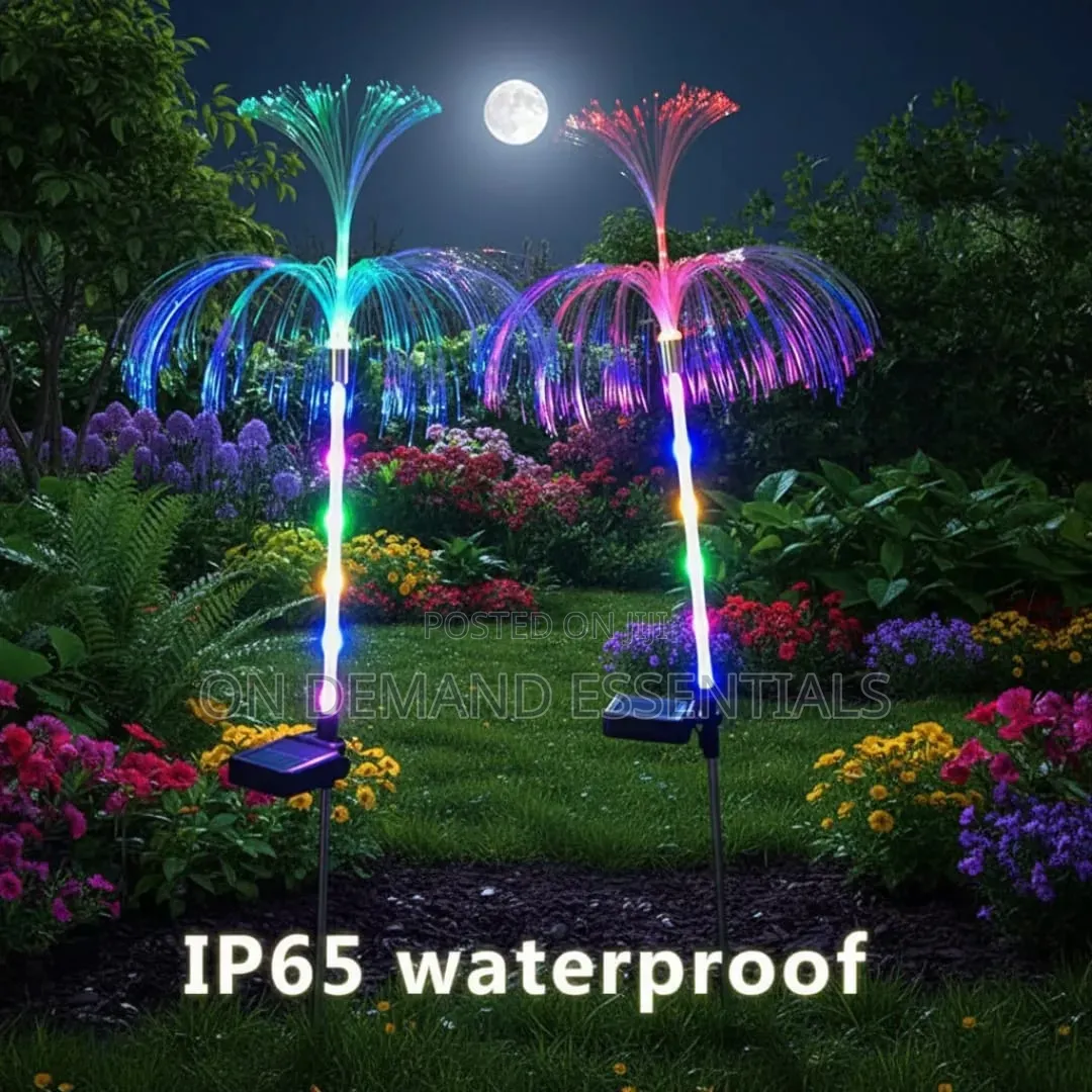 2pcs Set Jellyfish Decorative Solar Lights