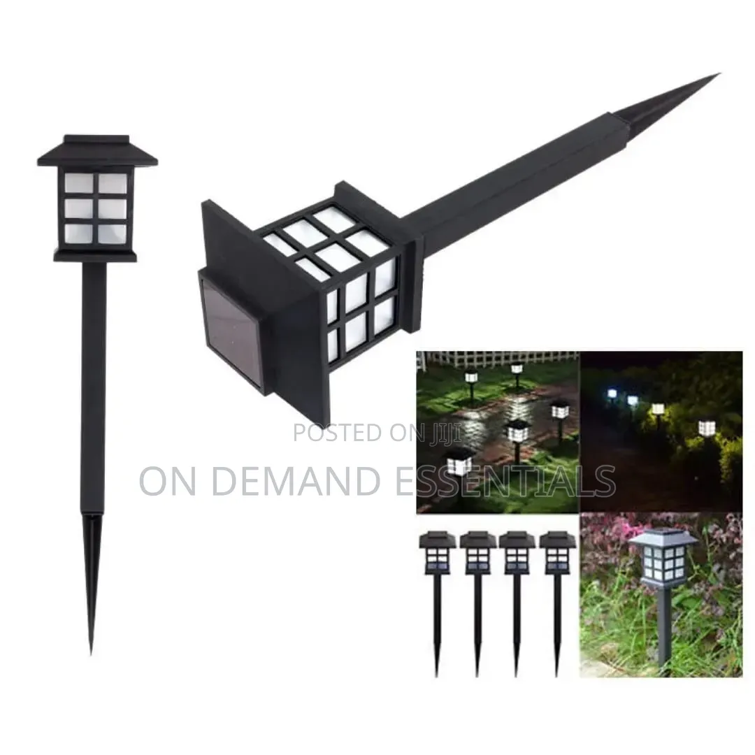 2Pcs Waterproof Decorative Lawn Lamp Outdoor Solar Garden Lights