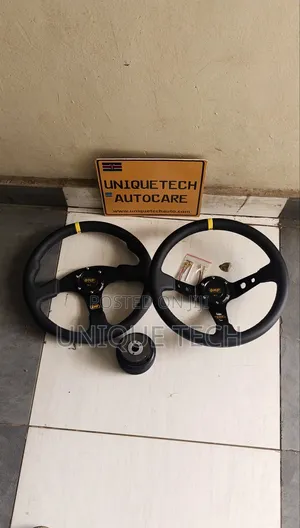OMP Steering Wheel With Boss Kit Adapter