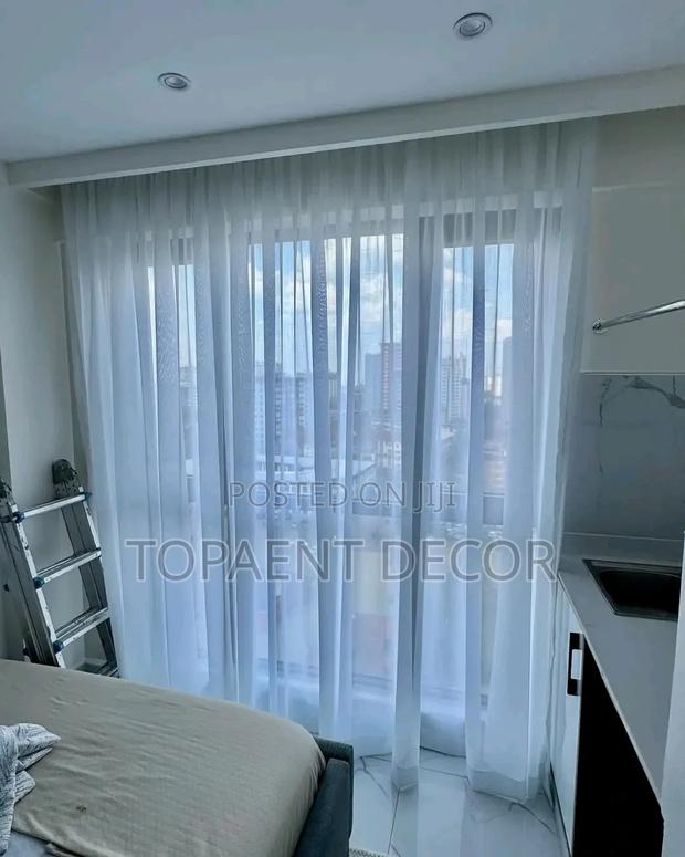 Brilliant White Window Sheers - main view