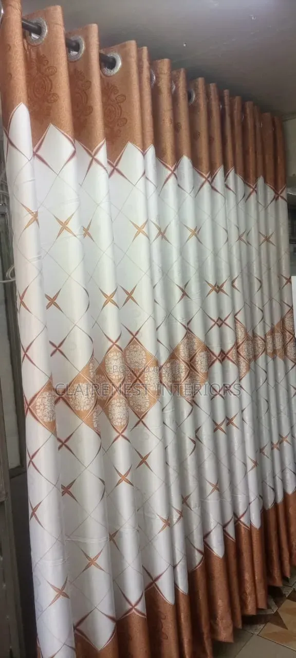 Soft Plain and Patterned Curtains Window Curtains