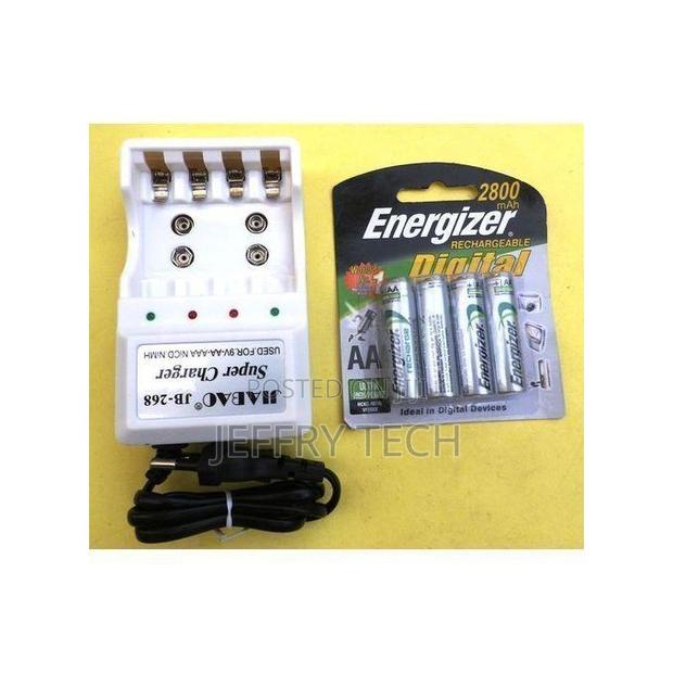 Energizer AA Rechargable Battery and Charger - main view