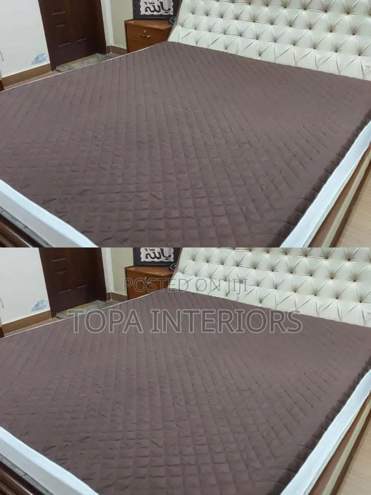 Quilted Top Cover Elastic Fitted Waterproof Mattress Protectors