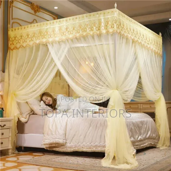 Bed Nets With Four Stands for Mosquito Protection