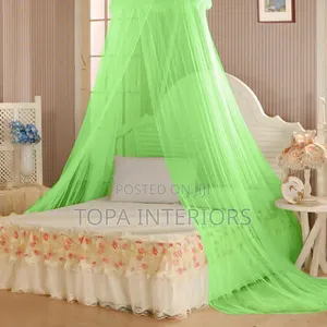 Ringed 5x6 Round Mosquito Nets