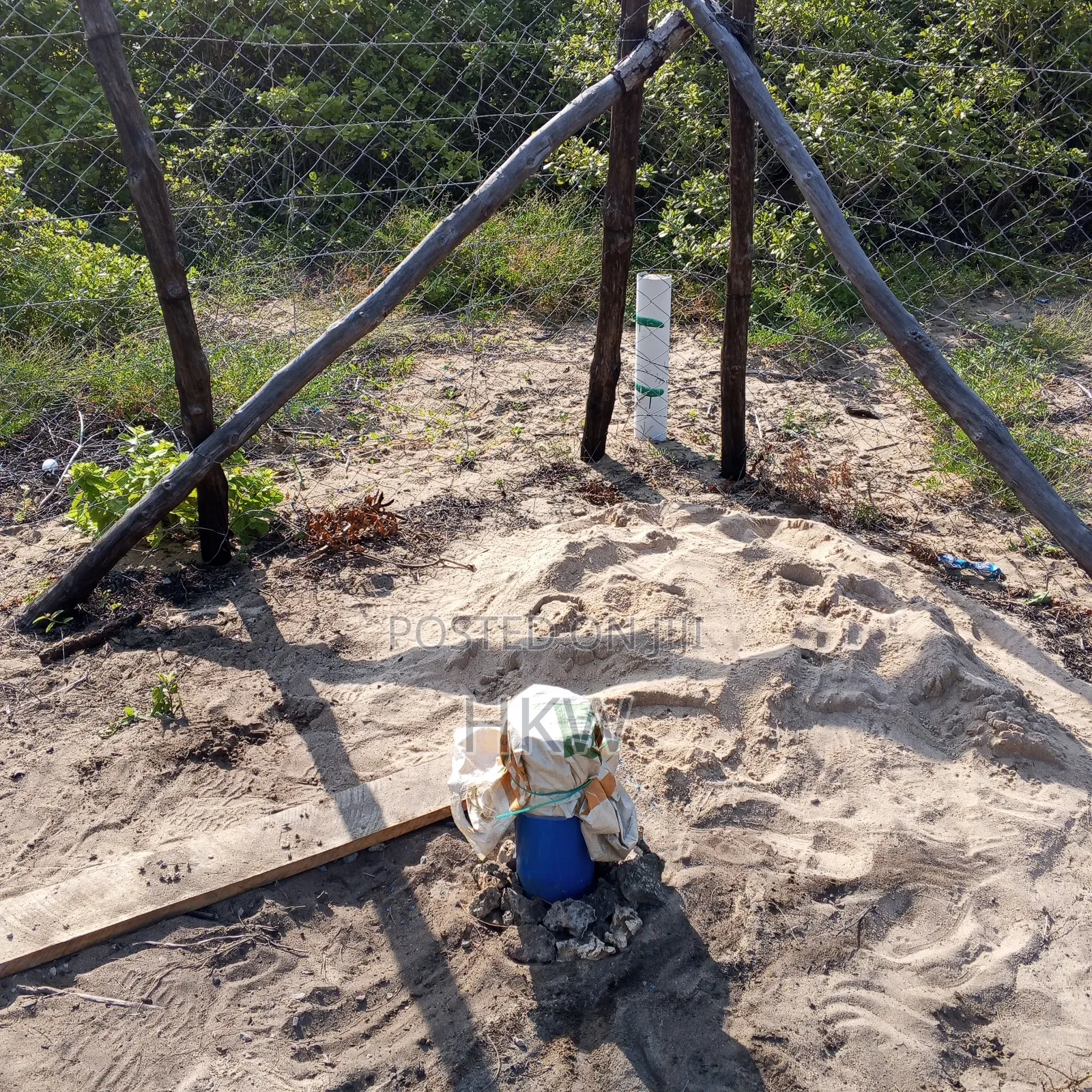 Ngomeni Malindi Beach Plot With Fresh Water Well. Clean Title .Fenced.