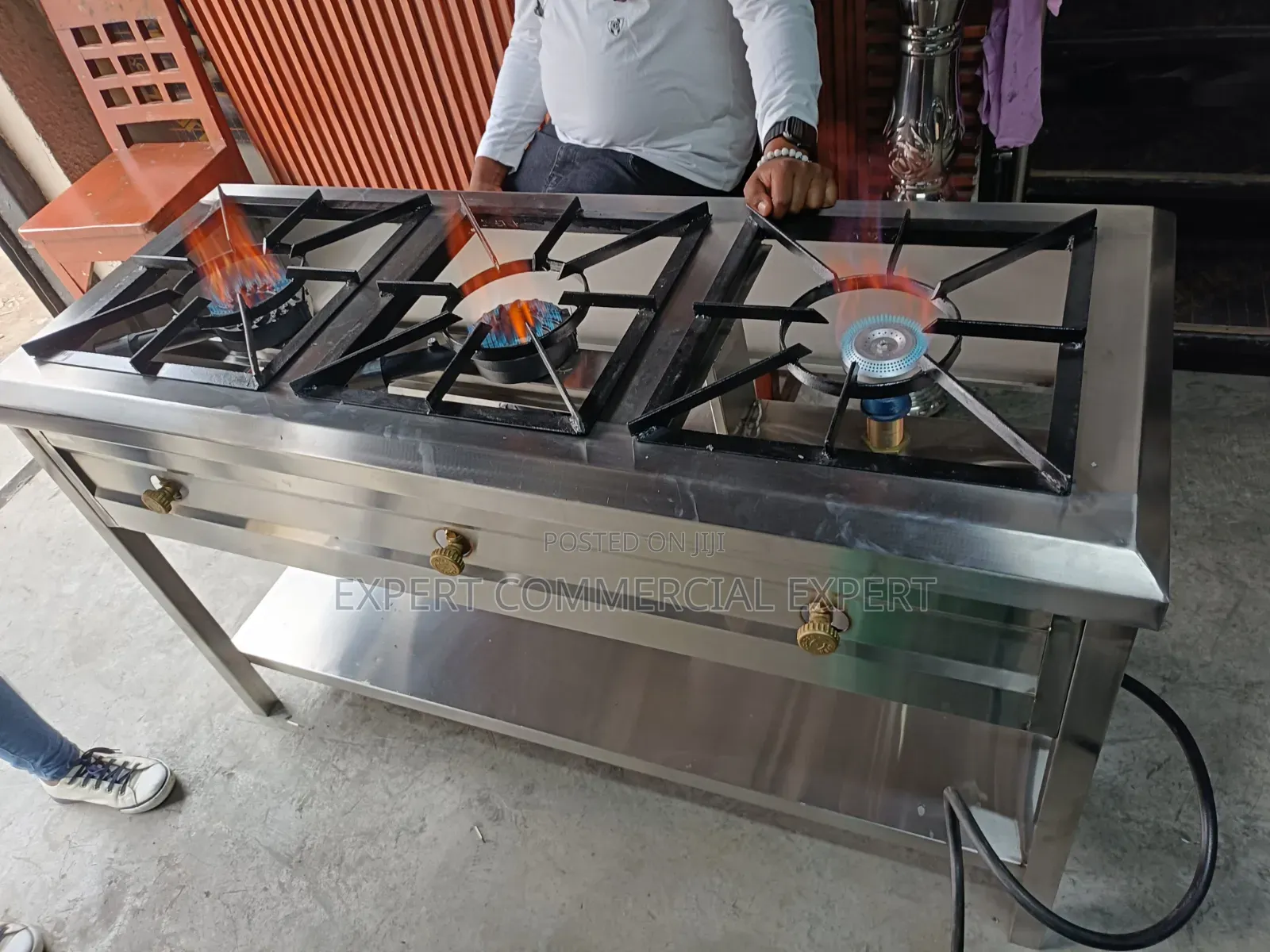 Commercial Three Burner