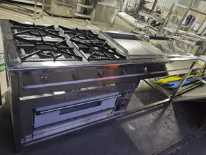 Combiner Cooker 4 Burner, Grindle Fryer and Oven