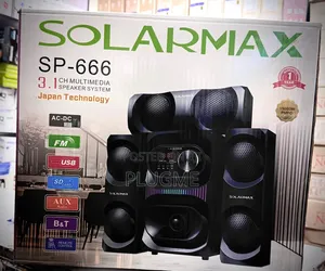 Solarmax SP-666/SP663 3.1 Ch Multimedia Woofer Speaker