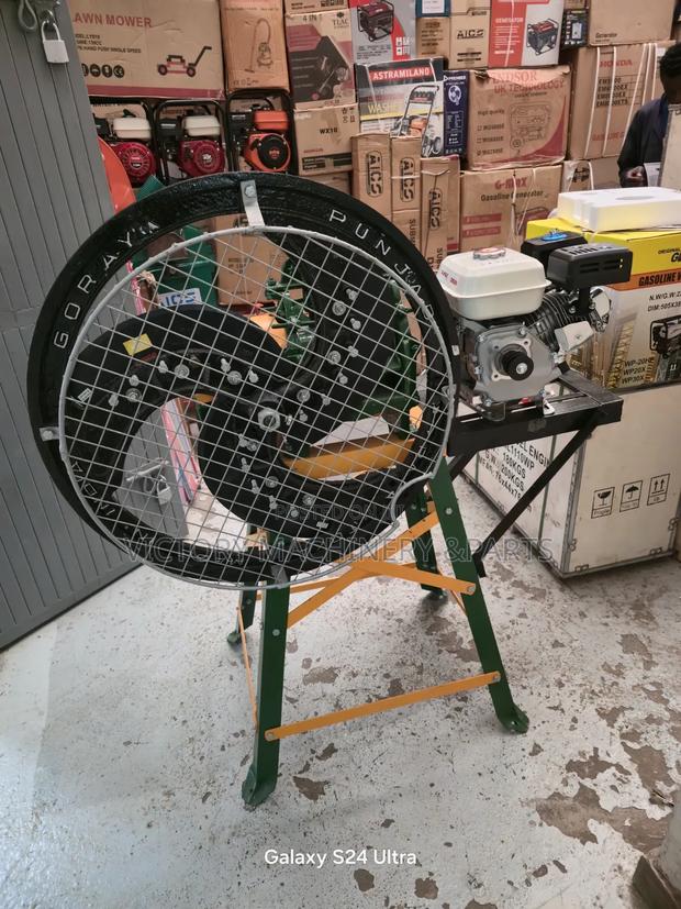 3blades Chaff Cutter Machines With 7.5hp Gasoline Engine