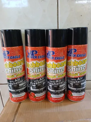 Power Eagle Dashboard Shine With Air Freshener – Strawberry (500ml)