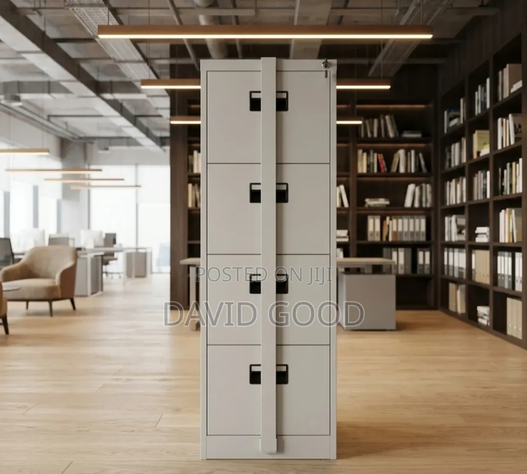 Four Drower Locked Cabinets