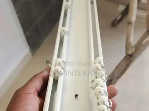 Premium Track Double Curtain Rails With Accessories