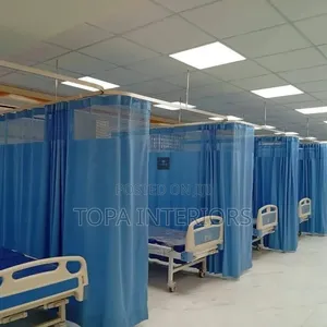 Hospital Ceiling Aluminium Bendable Drapery Curtain Rail Installation