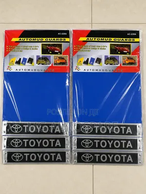 Blue Toyota Mud Guards