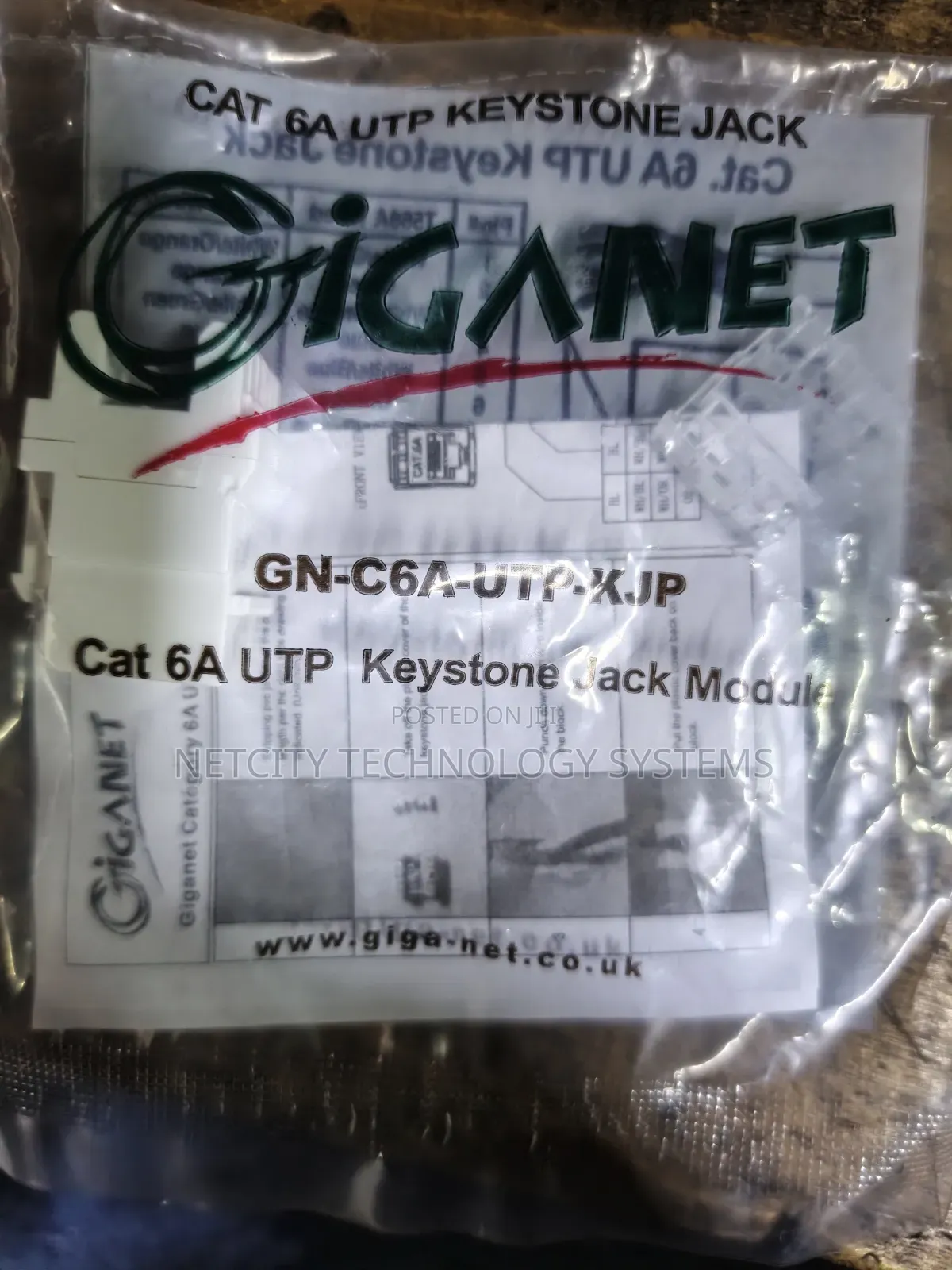 Giganet Module Cat6a Mettalic