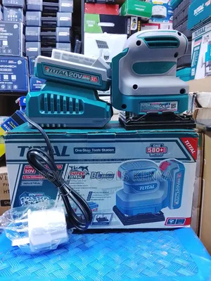 TOTAL 20V Cordless Brushless Orbital Sander (Battery Powered)