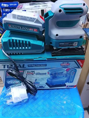 TOTAL 20V Cordless Brushless Orbital Sander (Battery Powered)