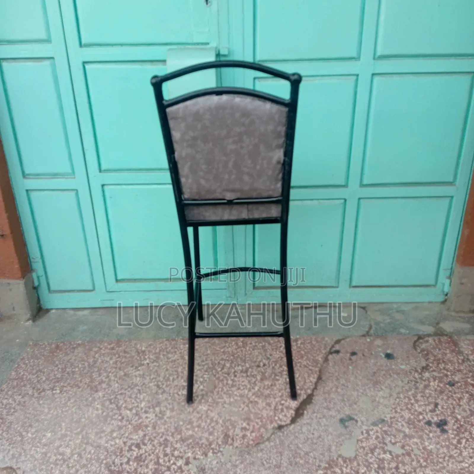 Luxury Hotel High Stools Chairs With Powder Coated Frame