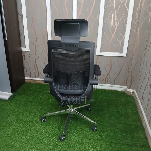 Office Chair : Ergonomic Foldable Arms Office Chair