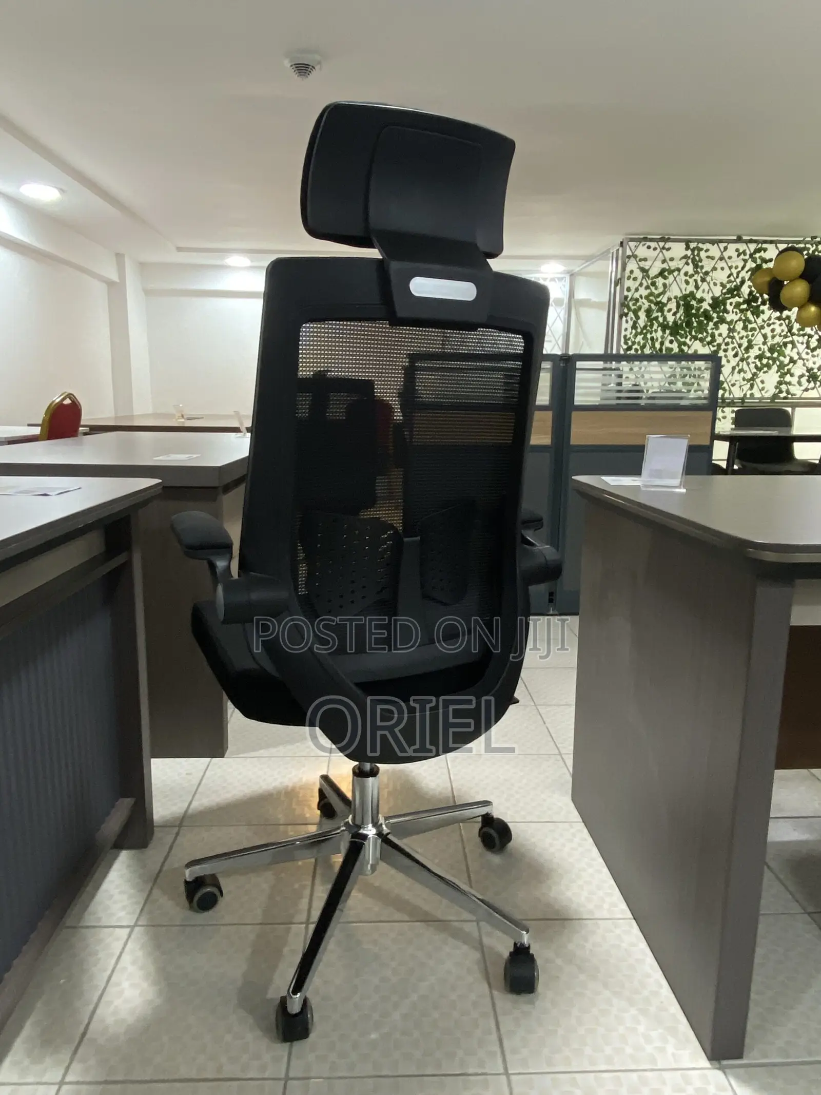 Office Chair : Ergonomic Foldable Arms Office Chair