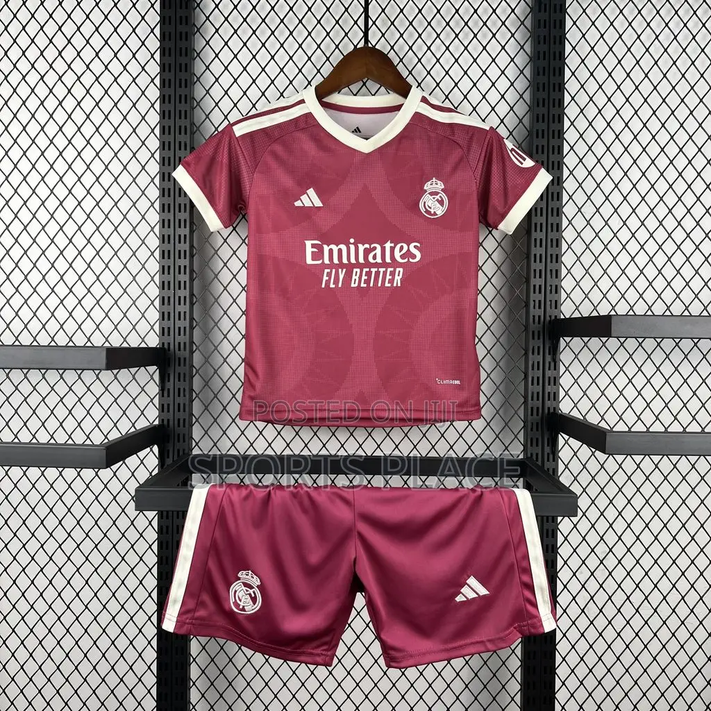 Newest Real Madrid Third Kit Kids 26/27.