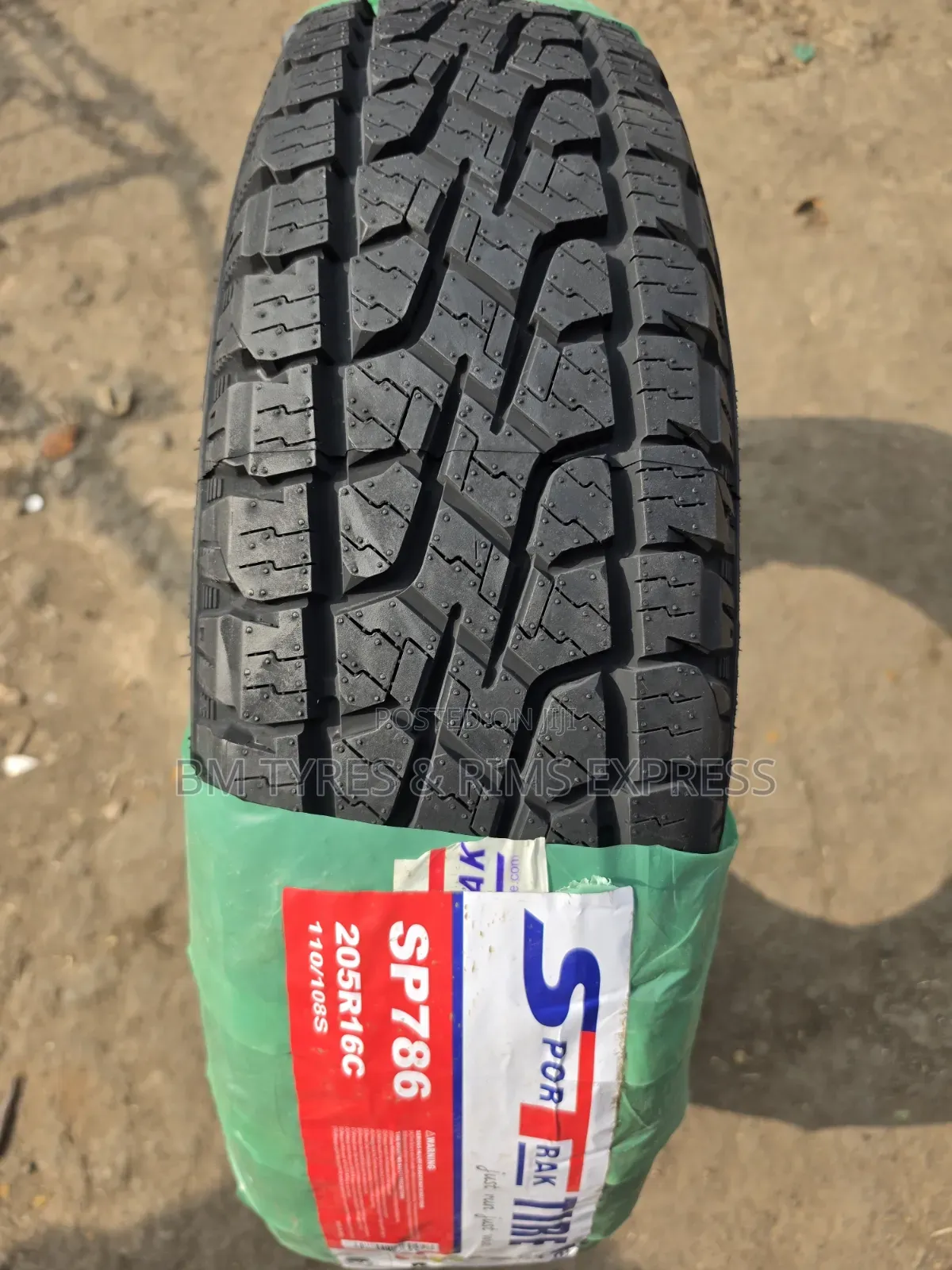 205 R16 Sportrak Tires (All Terrain) Commercial.