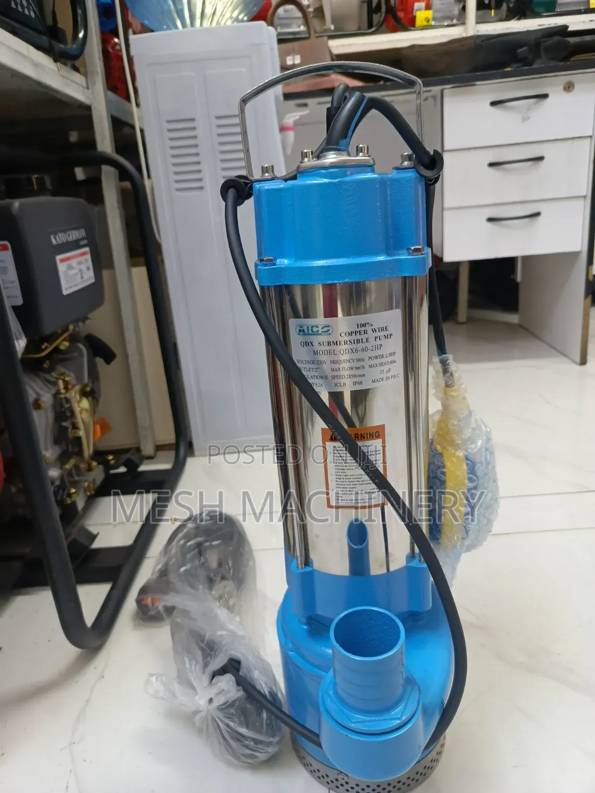 AICO JAPAN QDX6-60-2HP Submersible Water Pump