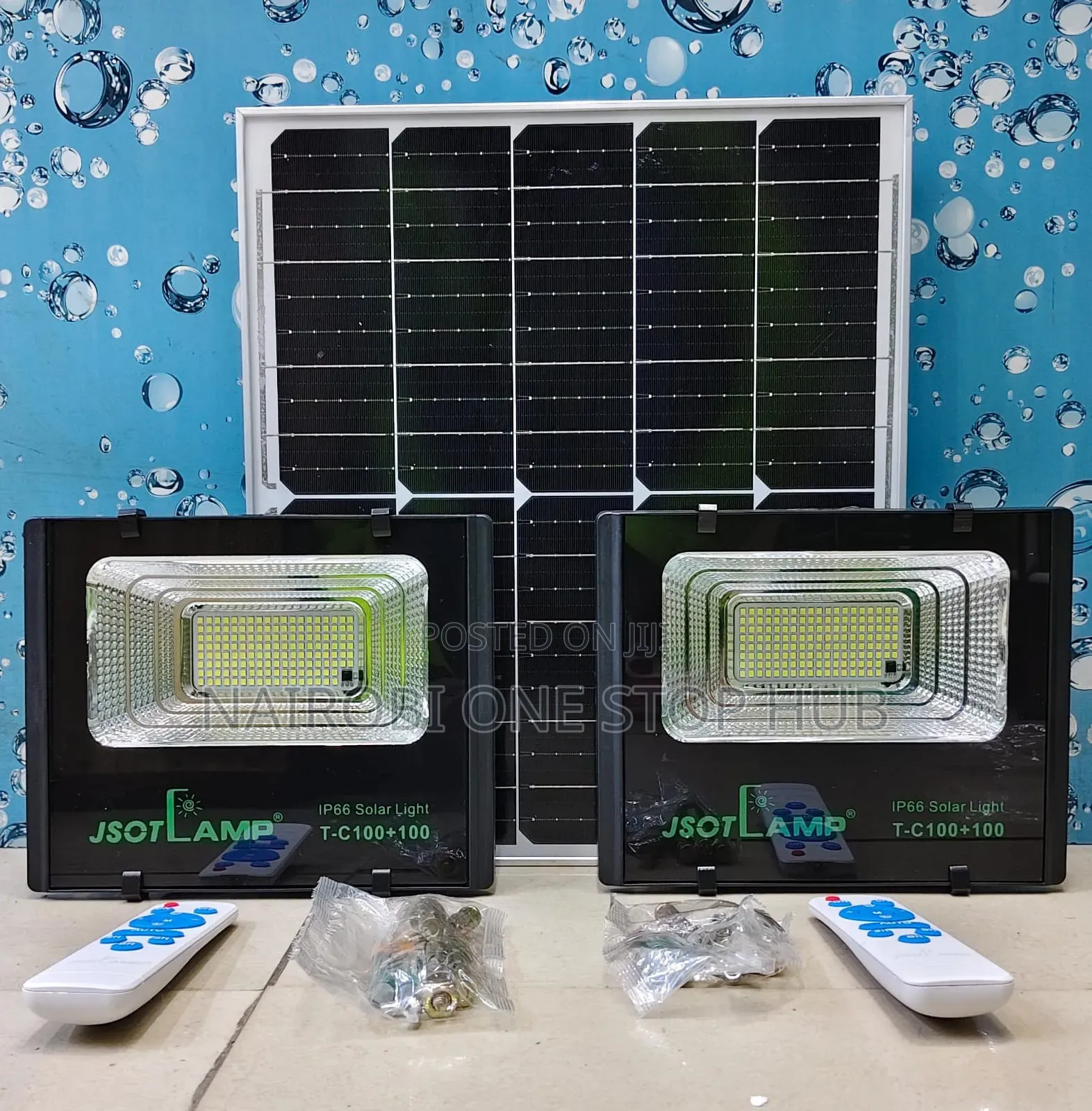 JSOTLAMP 2-in-1 TC 200W Solar Floodlight
