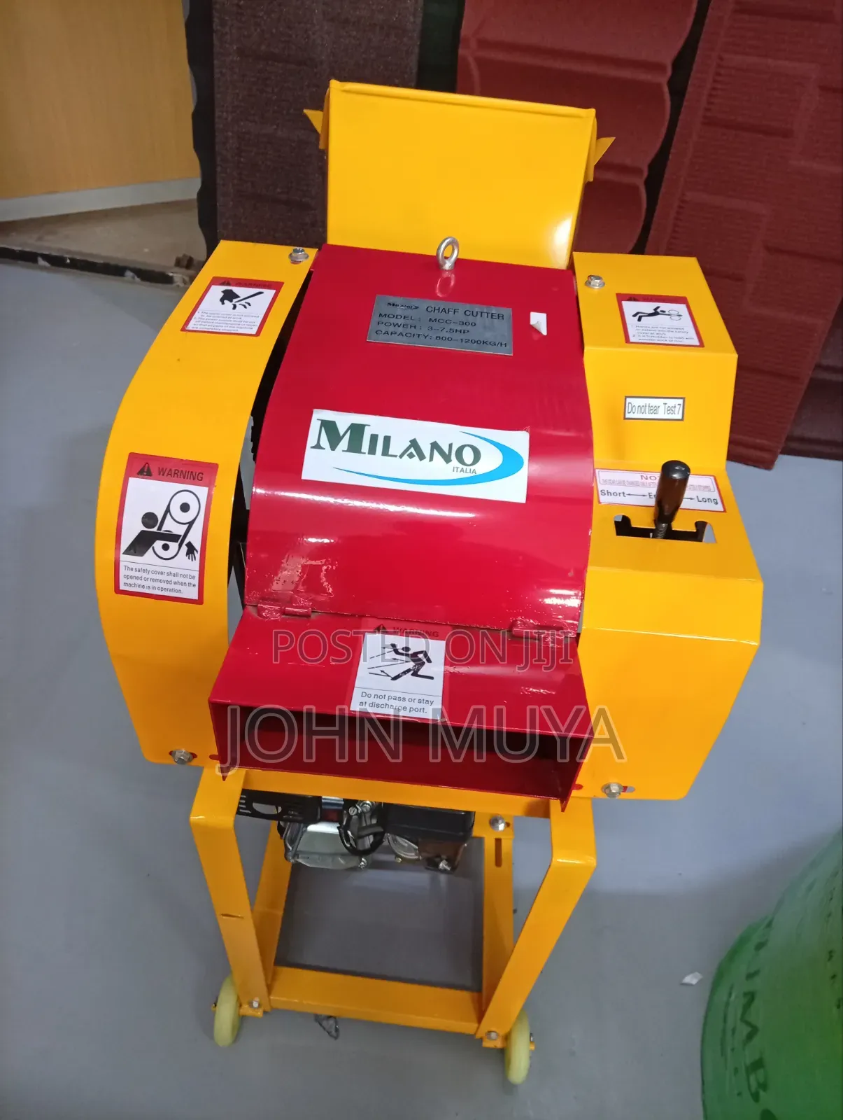 Milano McC-300 Dairy Farm Chaff Cutter (3-7.5 HP)
