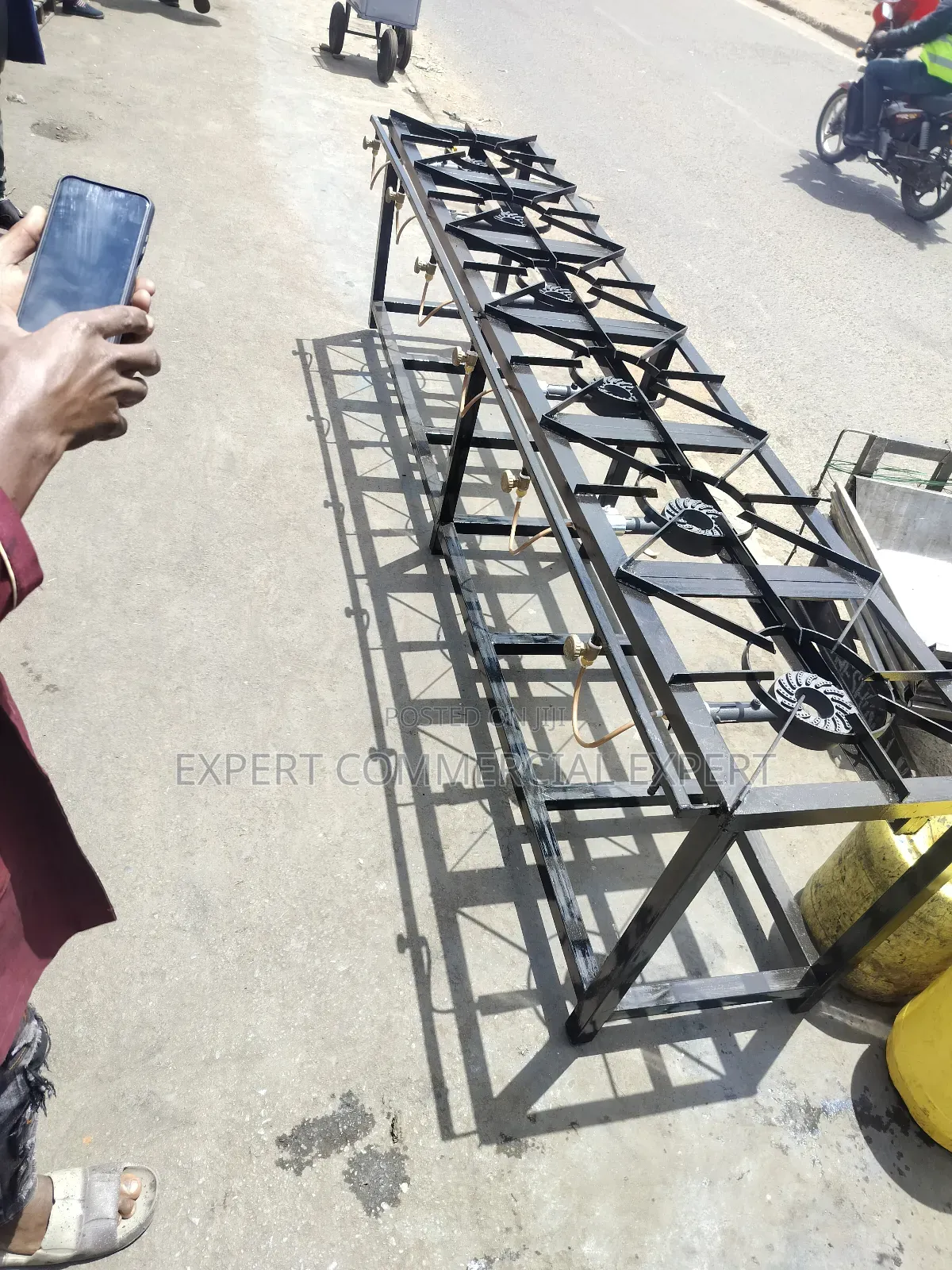 Commercial Six Burner Mild Steel
