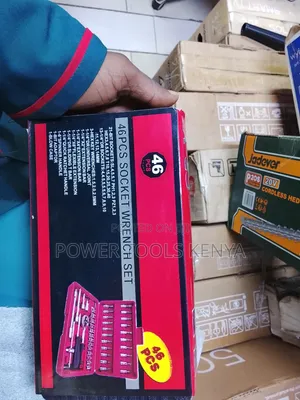 46-Piece Socket Wrench Ratchet Tool Set (1/4" Drive)