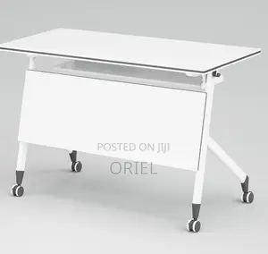 Office Chair : Foldable Training Table With Pedestals