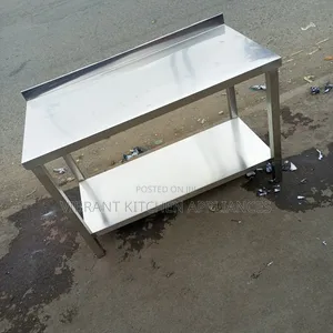 Compact Stainless Steel Kitchen Prep Table