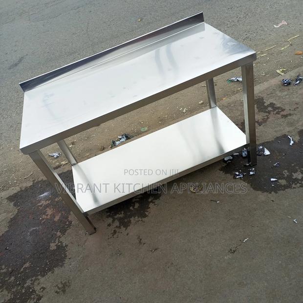 Compact Stainless Steel Kitchen Prep Table - thumbnail 2