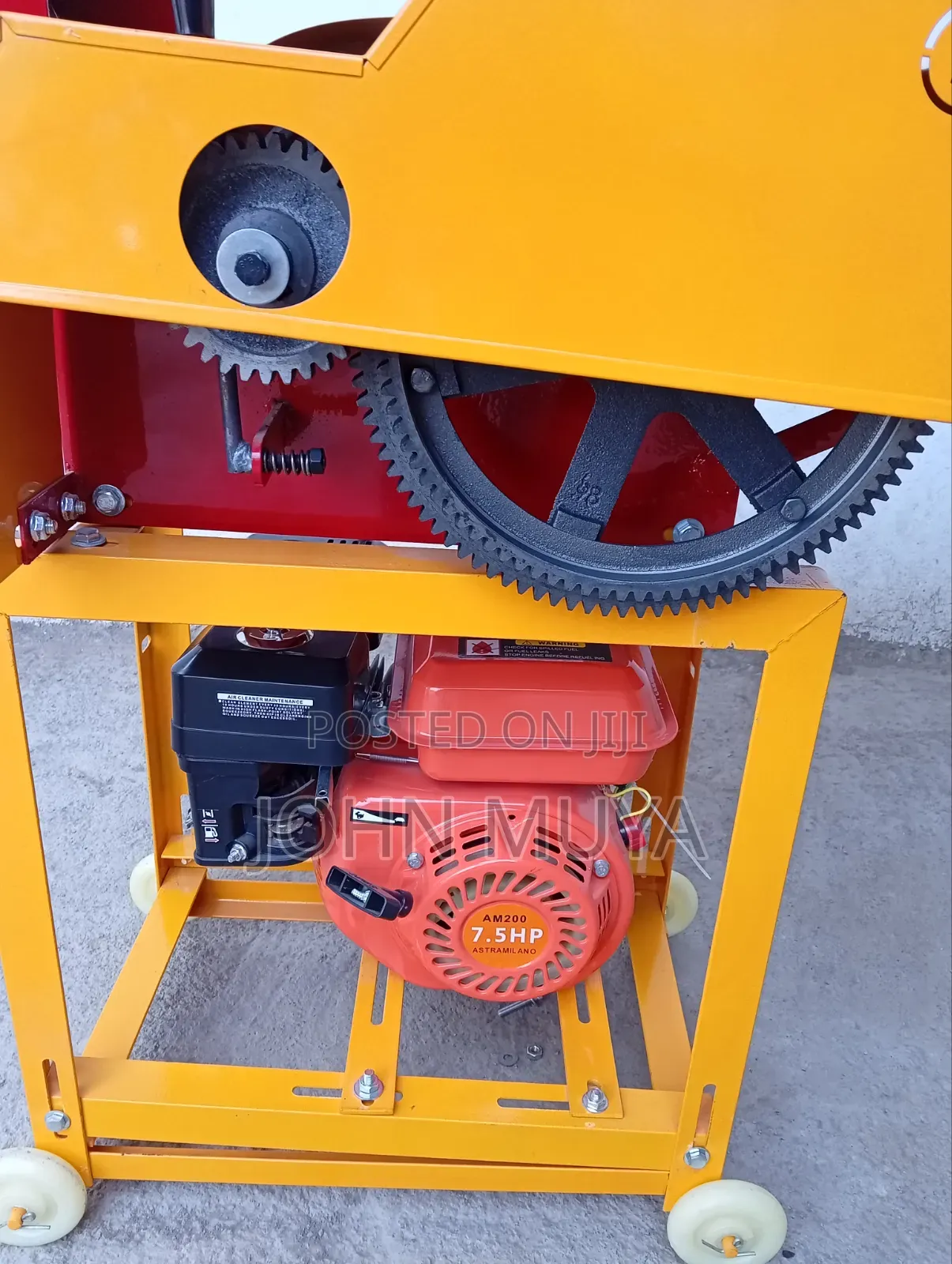 Milano 2-Blade Chaff Cutter With Engine or Motor Stand