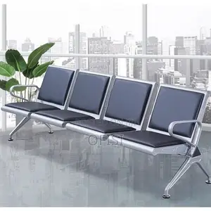 Waiting Bench; 4 Seater Padded Office Waiting Chair