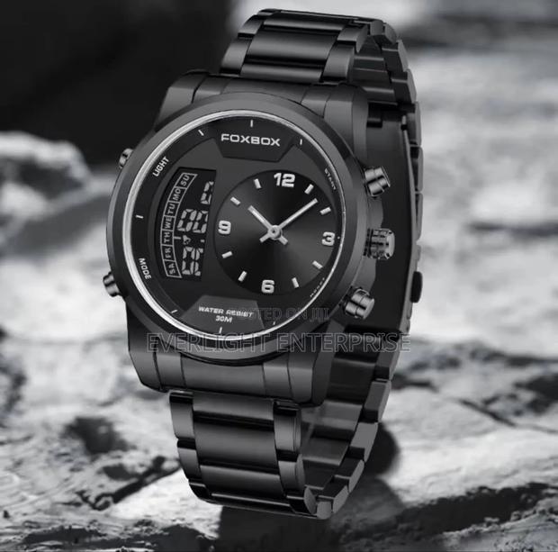 Foxbox Dual Time Gents Watch Fb0058e